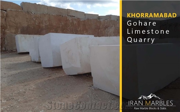 Gohare Beige Limestone Blocks